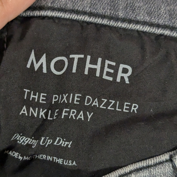 MOTHER The Pixie Dazzler Ankle Fray In Digging Up Dirt - Picture 8 of 10